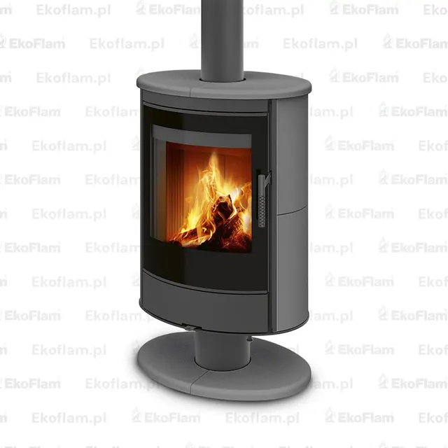 Kominek na drewno Romotop Stromboli GT ceramika  54505 silver