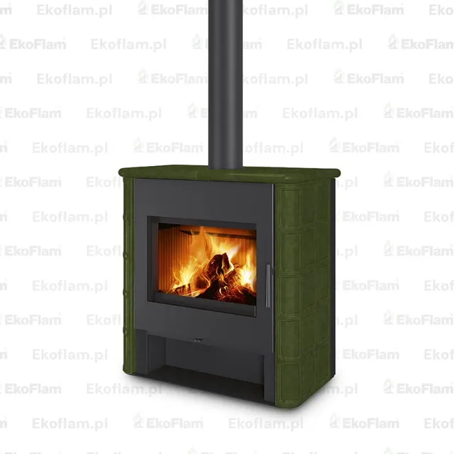 Wood-burning stove Romotop Telde Rustical Maiolica  19301