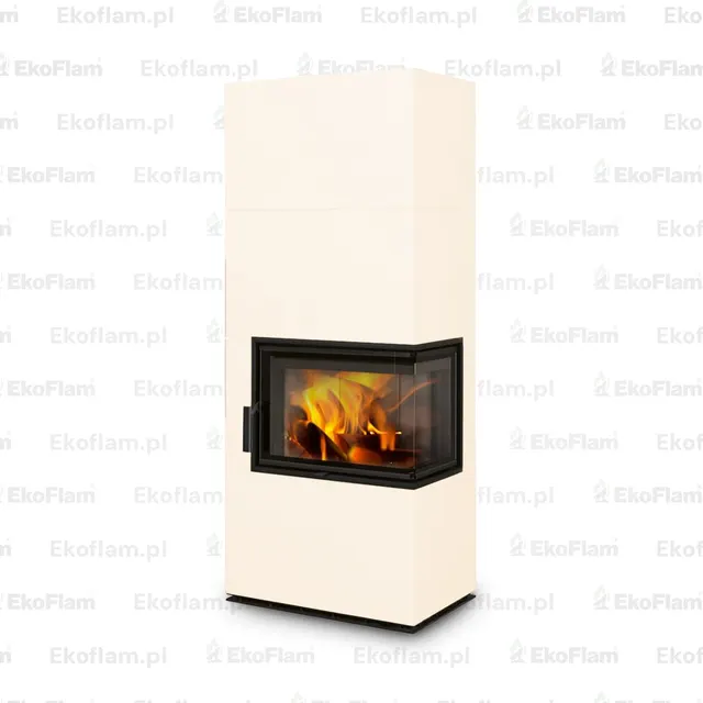 Kominek na drewno Romotop Solid R ceramika  35300 narcyzowy