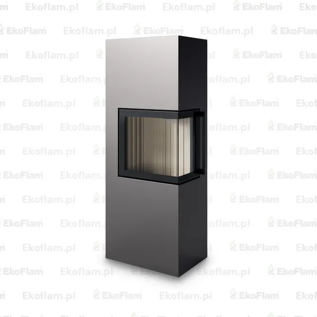 Kominek na drewno Spartherm Lungo 2R stal titan
