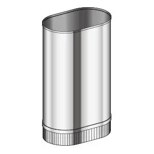 OVALWG 100-200 WED 50 straight pipe