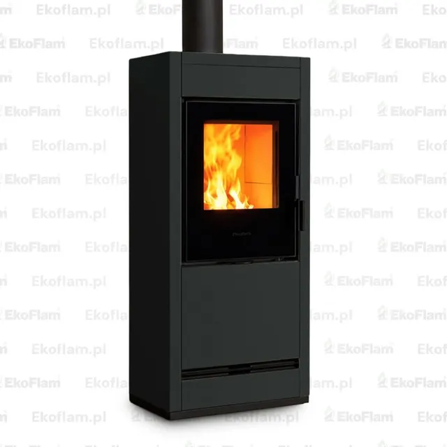 Kominek hybrydowy Piazzetta E228 A ceramika czarna