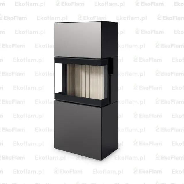 Kominek na drewno Spartherm Largo S stal titan