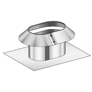 OVALWG 100-200 WSIO flat roof passage