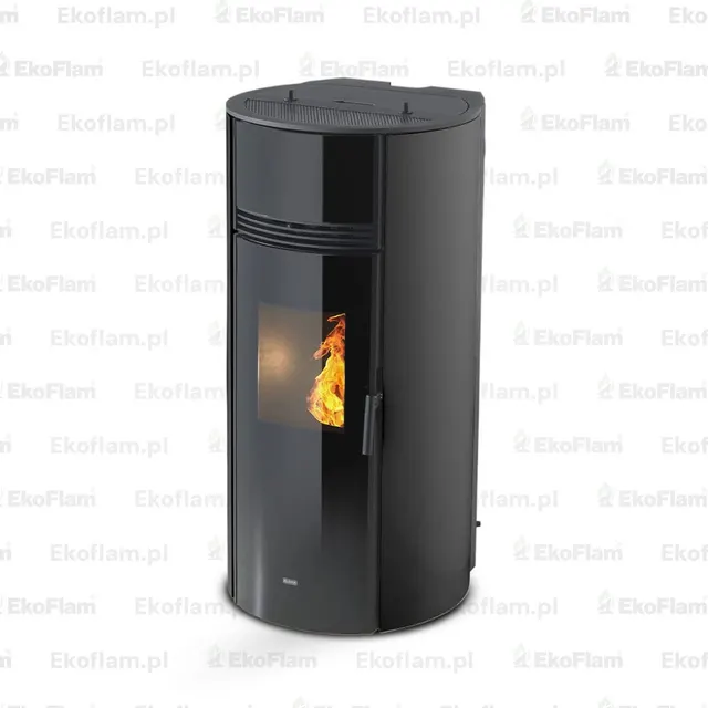 Kominek na pellet Klover Thermosuper 120 stal czarna