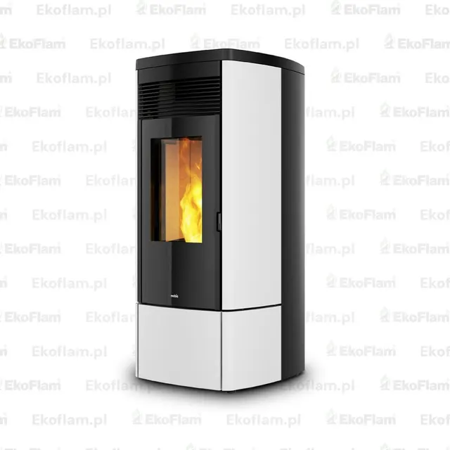 Kominek na pellet Nobis A11/13 Zenith Plus V stal biała