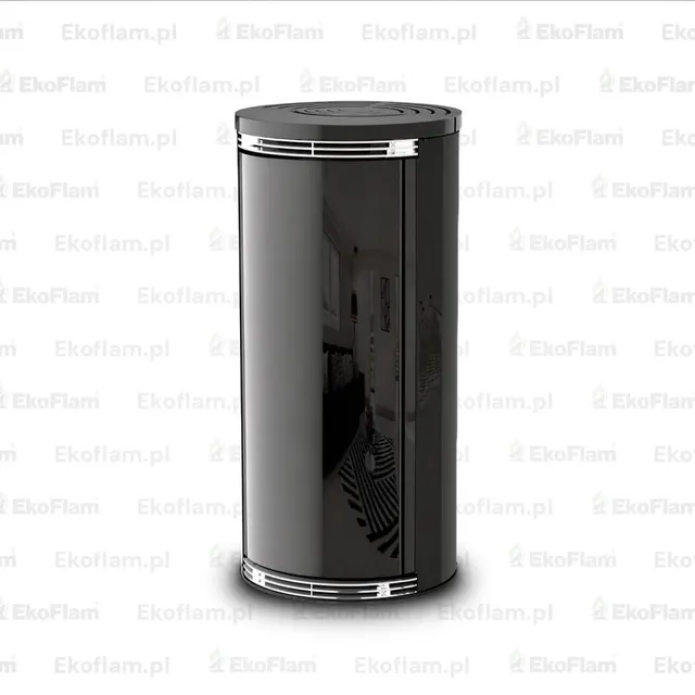 Kominek na pellet Moretti Design Harmony Aqua 14 szkło czarne