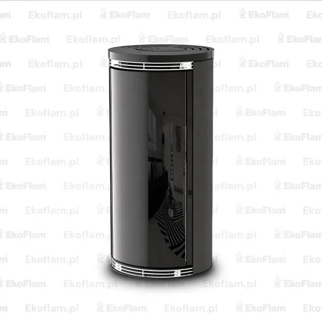 Kominek na pellet Moretti Design Harmony Aqua 19 szkło szare