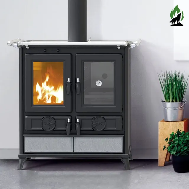 Wood-burning cooker Thermorossi Violetta stone