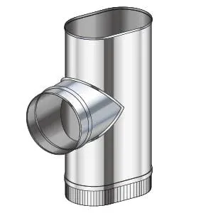 OVALWG 100-200 WT87S Side Tee