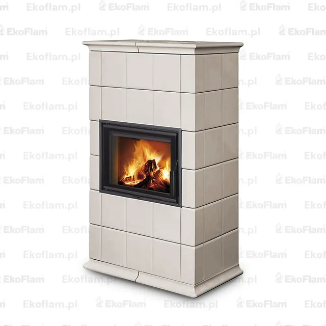 Kominek na drewno Romotop Baracca 10 ceramika  83606 melanit