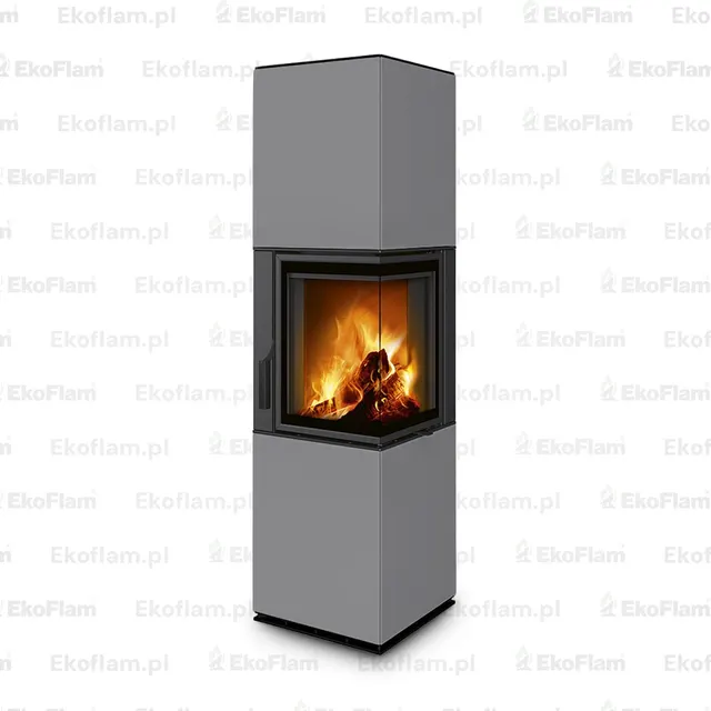 Kominek na drewno Romotop Harmony R HA ceramika  58507 stalowy