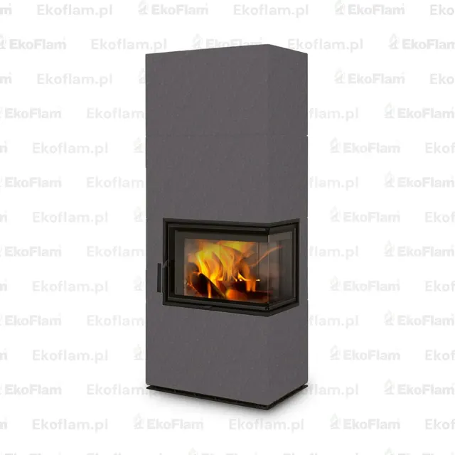Kominek na drewno Romotop Solid R Top ceramika  57558 antracyt