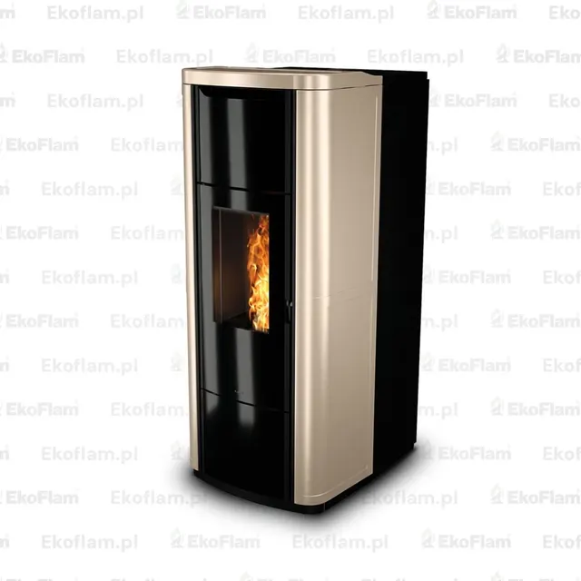 Kominek na pellet Nobis H20/25 Shape ceramika orzechowa