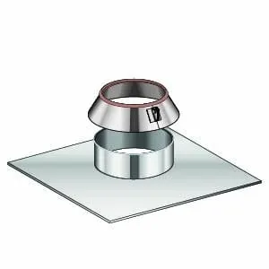 DI 100-SIO flat roof passage