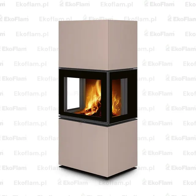 Kominek na drewno Romotop Lera C G ceramika  60200 sand
