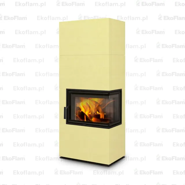 Kominek na drewno Romotop Solid R ceramika  63600 terra