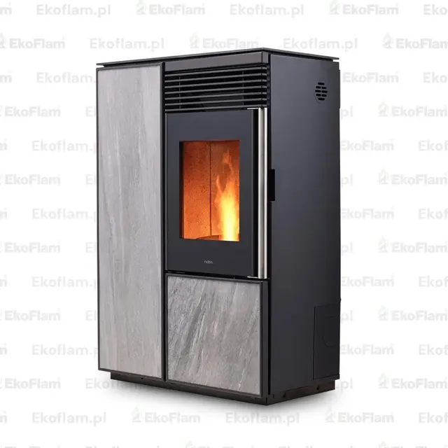 Kominek na pellet Nobis A10 Light C gres szary