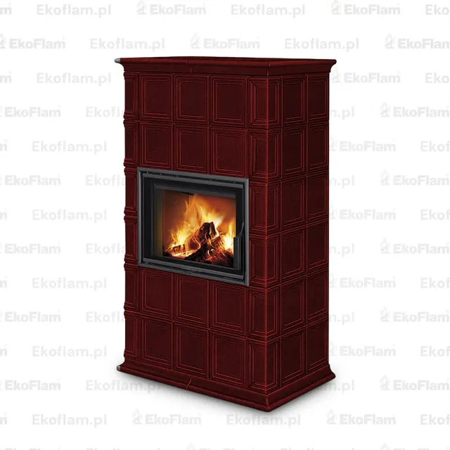 Kominek na drewno Romotop Baracca 11 ceramika  76873 chilli