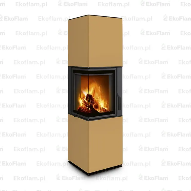 Kominek na drewno Romotop Harmony L HA ceramika  33500 cypra