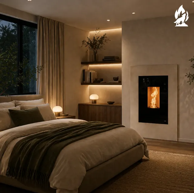 Kominek na pellet Nobis HB14/17 Ulisse gres carrara
