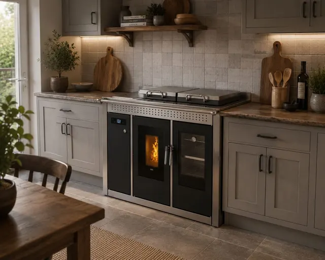 Pellet cooker Klover Smart 120 Inox