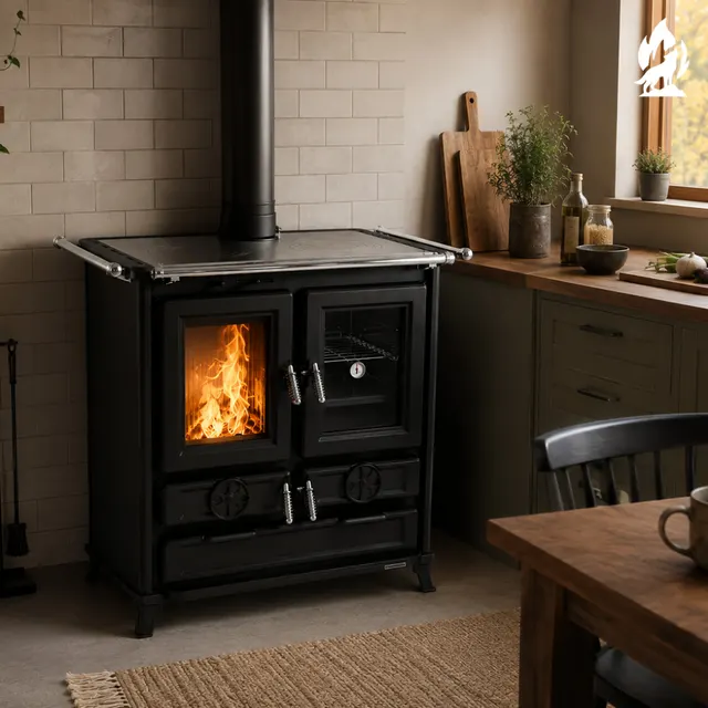 Wood-burning cooker Thermorossi Klaretta Easy