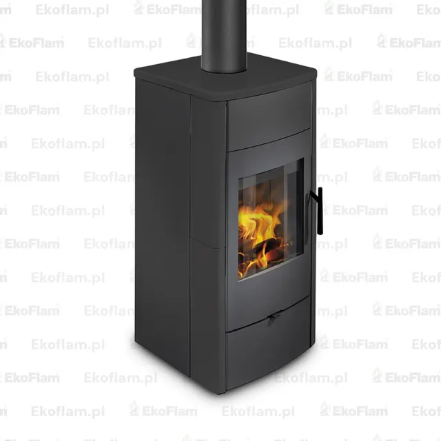 Kominek na drewno Romotop Espera 01 CERAMIKA  49400 czarny matowy