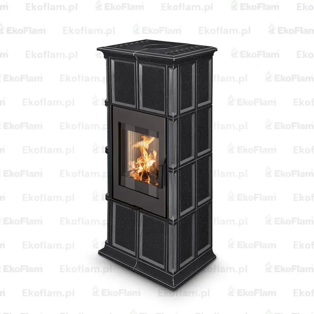 Kominek na drewno Romotop Gremio 1 ceramika  40100 nero
