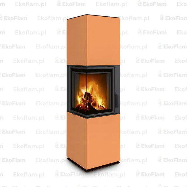 Kominek na drewno Romotop Harmony L HA ceramika  63600 terra