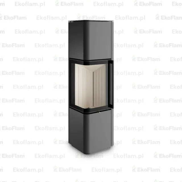 Kominek na drewno Spartherm Cubo L stal titan