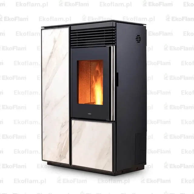 Kominek na pellet Nobis A10 Light C gres carrara