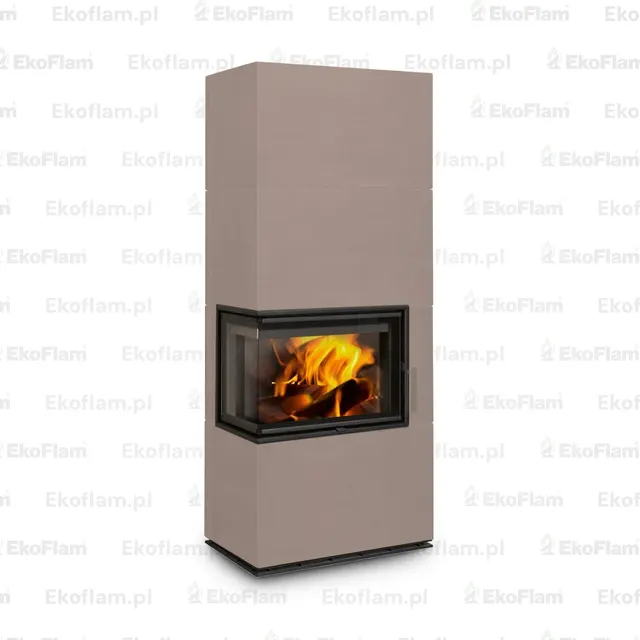 Kominek na drewno Romotop Solid L Top ceramika  60200 sand