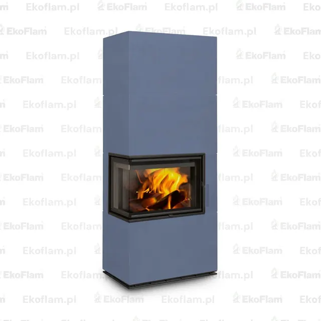 Kominek na drewno Romotop Solid L ceramika  21204 staromodra