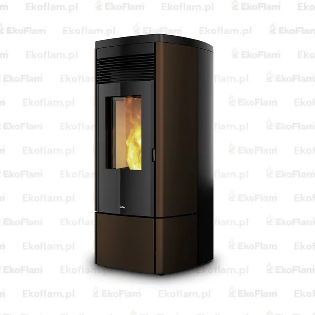 Kominek na pellet Nobis A11/13 Zenith Plus V stal brązowa