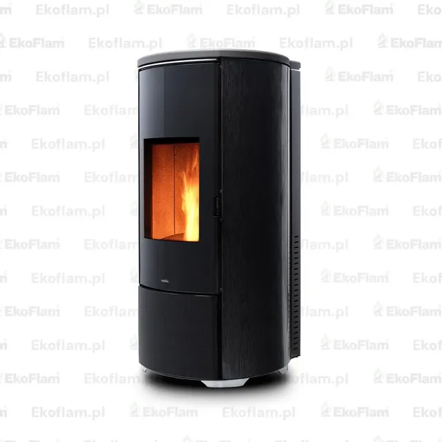 Kominek na pellet Nobis H10/12 Shape szkło wenge